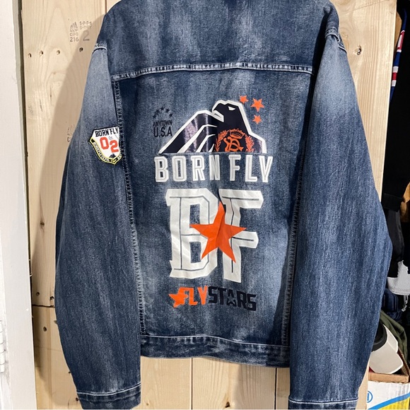 Born Fly Jean Jacket  NWT - Picture 2 of 9